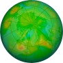 Arctic ozone map for 2024-07-20